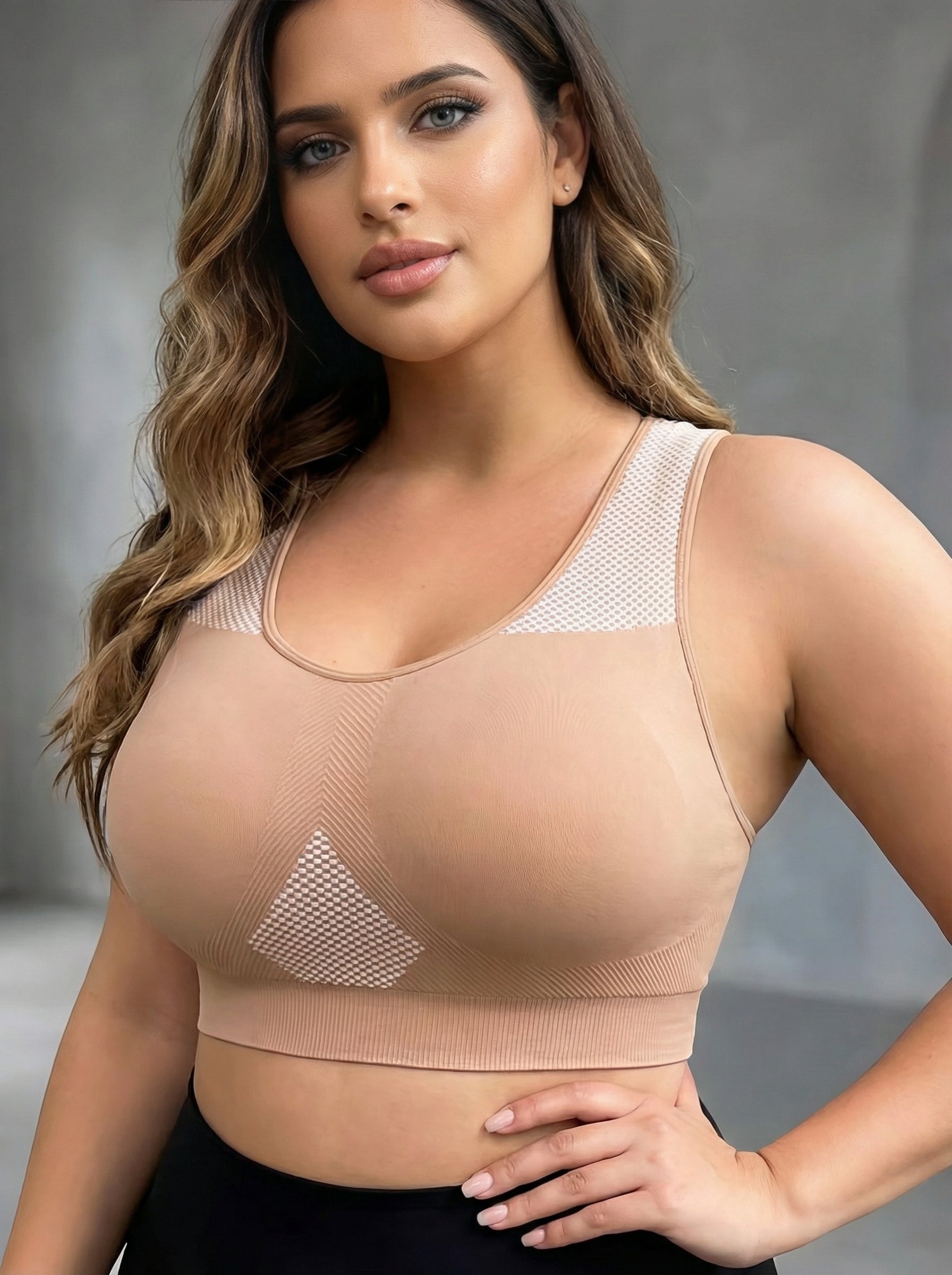 AYSOSE MotionEase™ CurveFlex Plus Sports Bra (L–3XL)