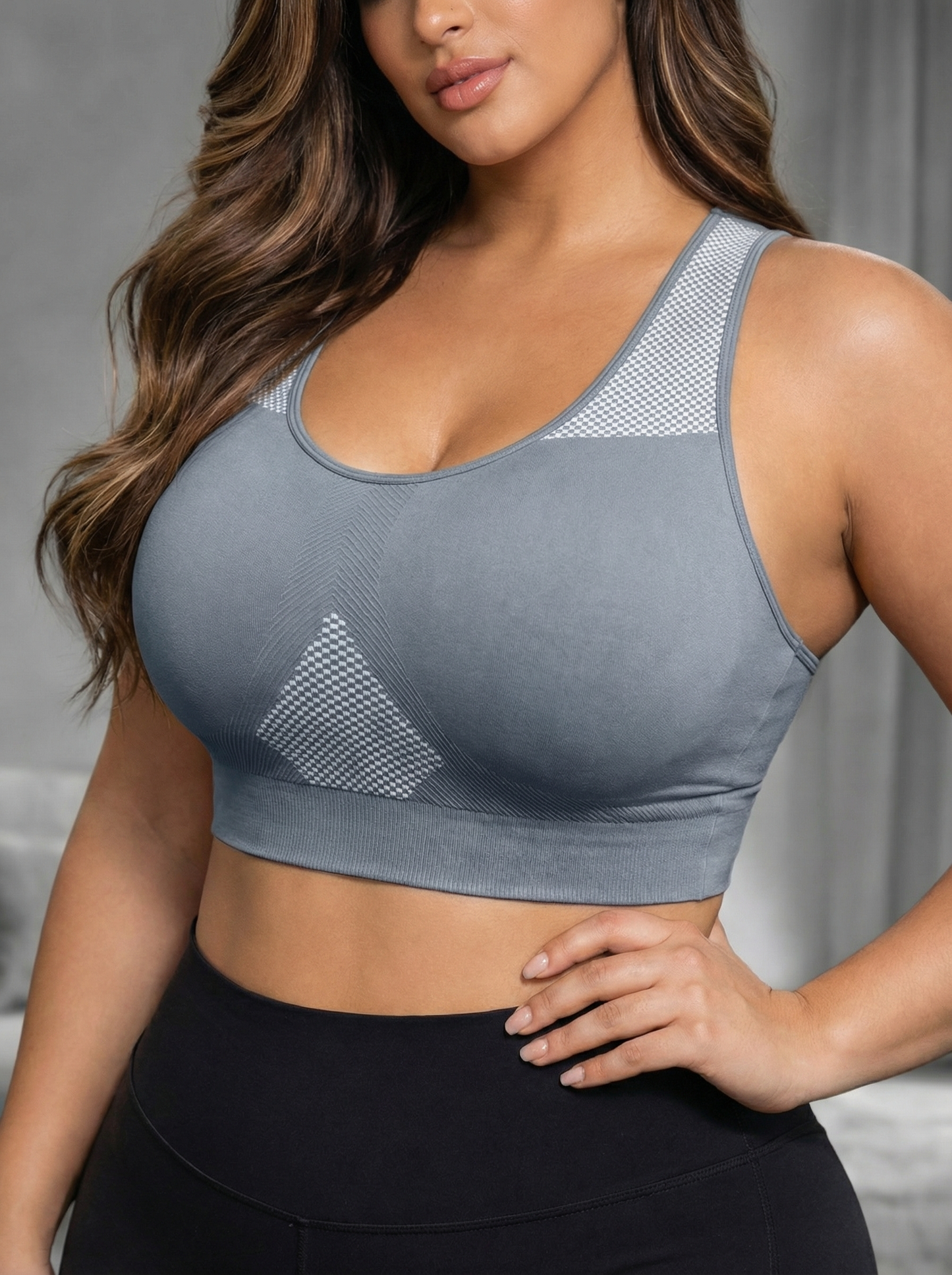AYSOSE MotionEase™ CurveFlex Plus Sports Bra (L–3XL)